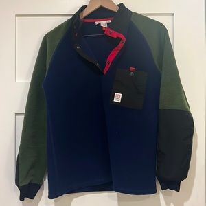 Topo Designs Women’s Fleece Pullover - Quarter Snap